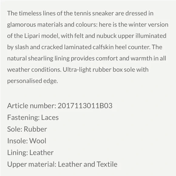 NWT VOILE BLANCHE LIPARI Charcoal Grey Fur Suede and Felt Sneakers - Picture 7 of 16